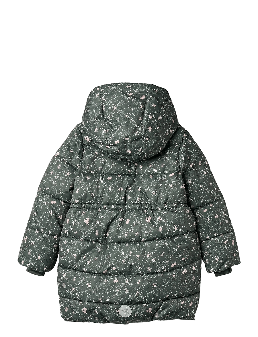 Wheat - Puffer Coat Yrsa - ziemas jakas - forest lake checked flowers - 1