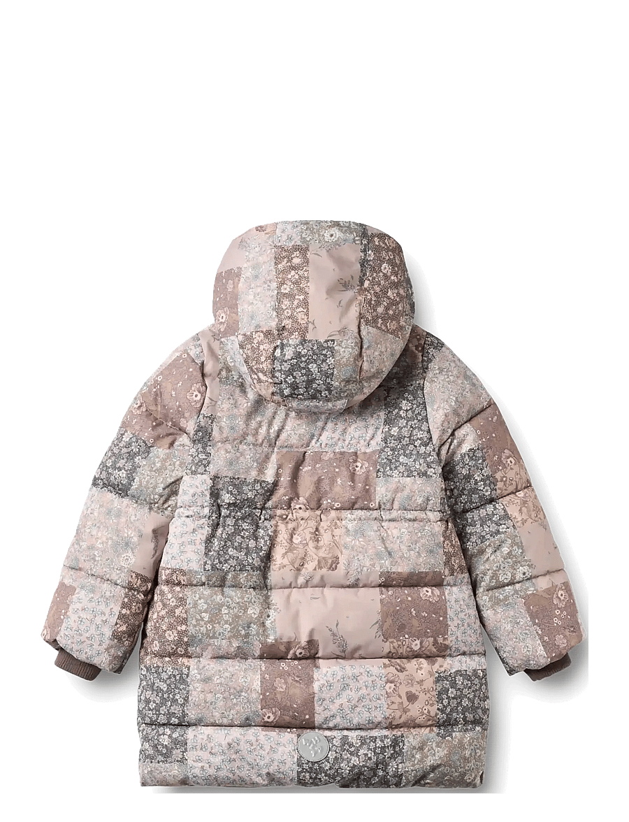 Wheat - Puffer Coat Yrsa - winterjacke - patchwork flowers - 1