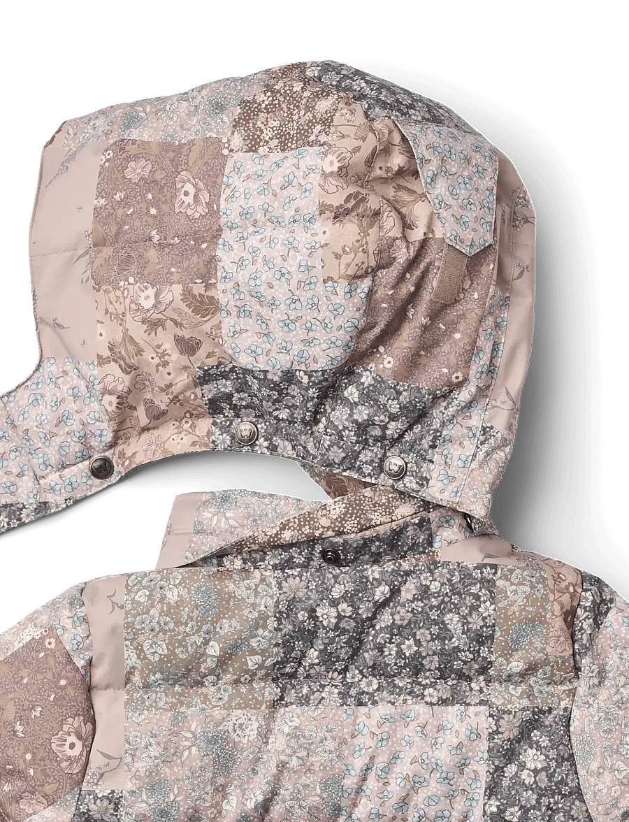 Wheat - Puffer Coat Yrsa - winterjacke - patchwork flowers - 2