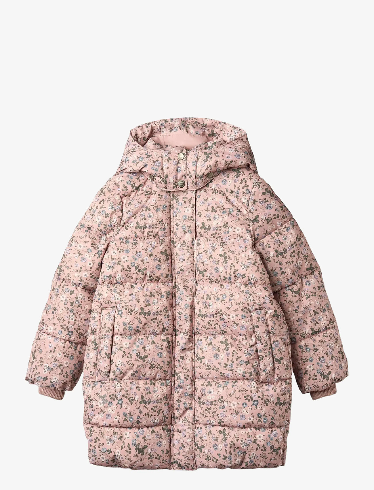 Wheat - Puffer Coat Yrsa - puhvis ja polsterdatud - rose powder flowers - 0