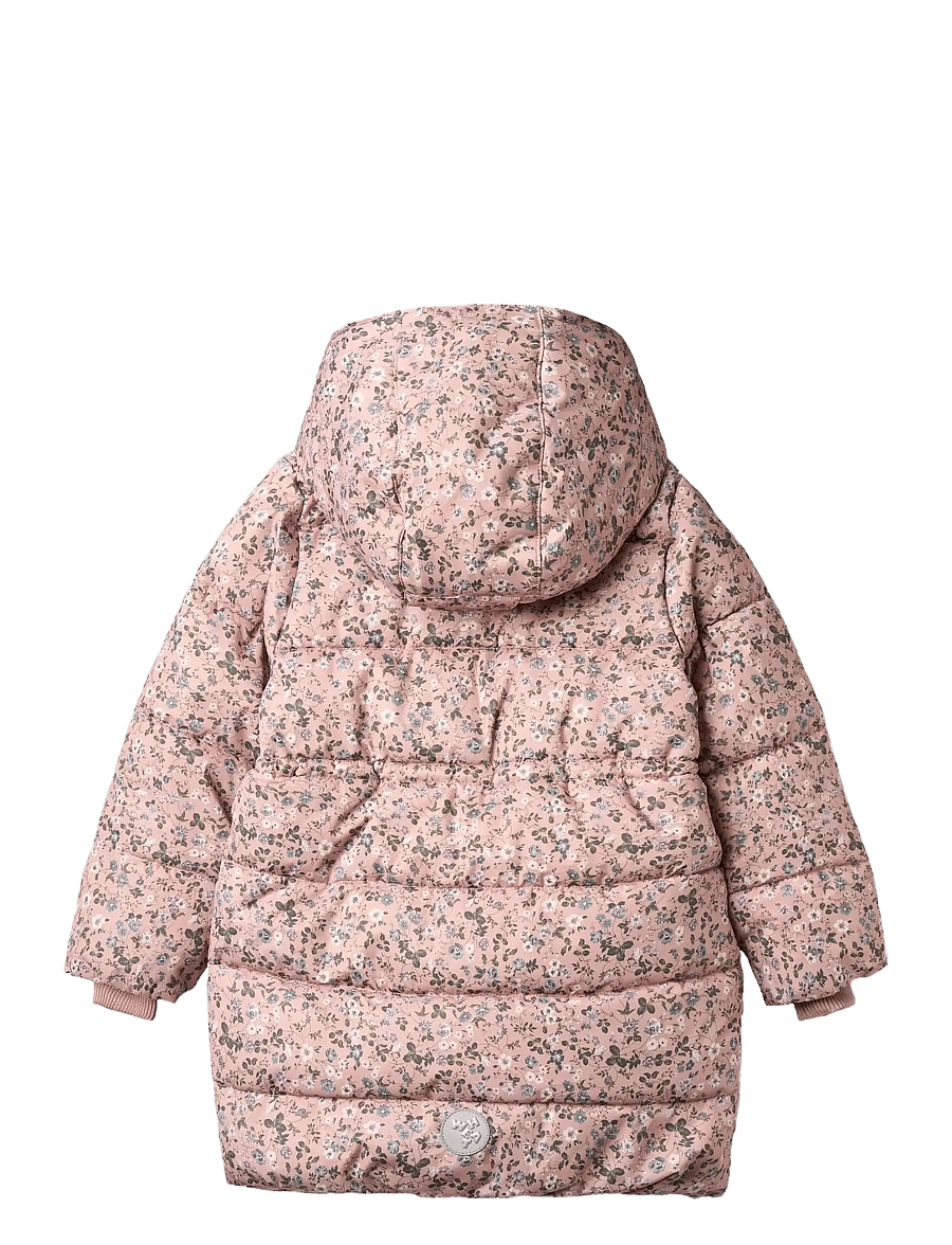 Wheat - Puffer Coat Yrsa - vinterjackor - rose powder flowers - 1