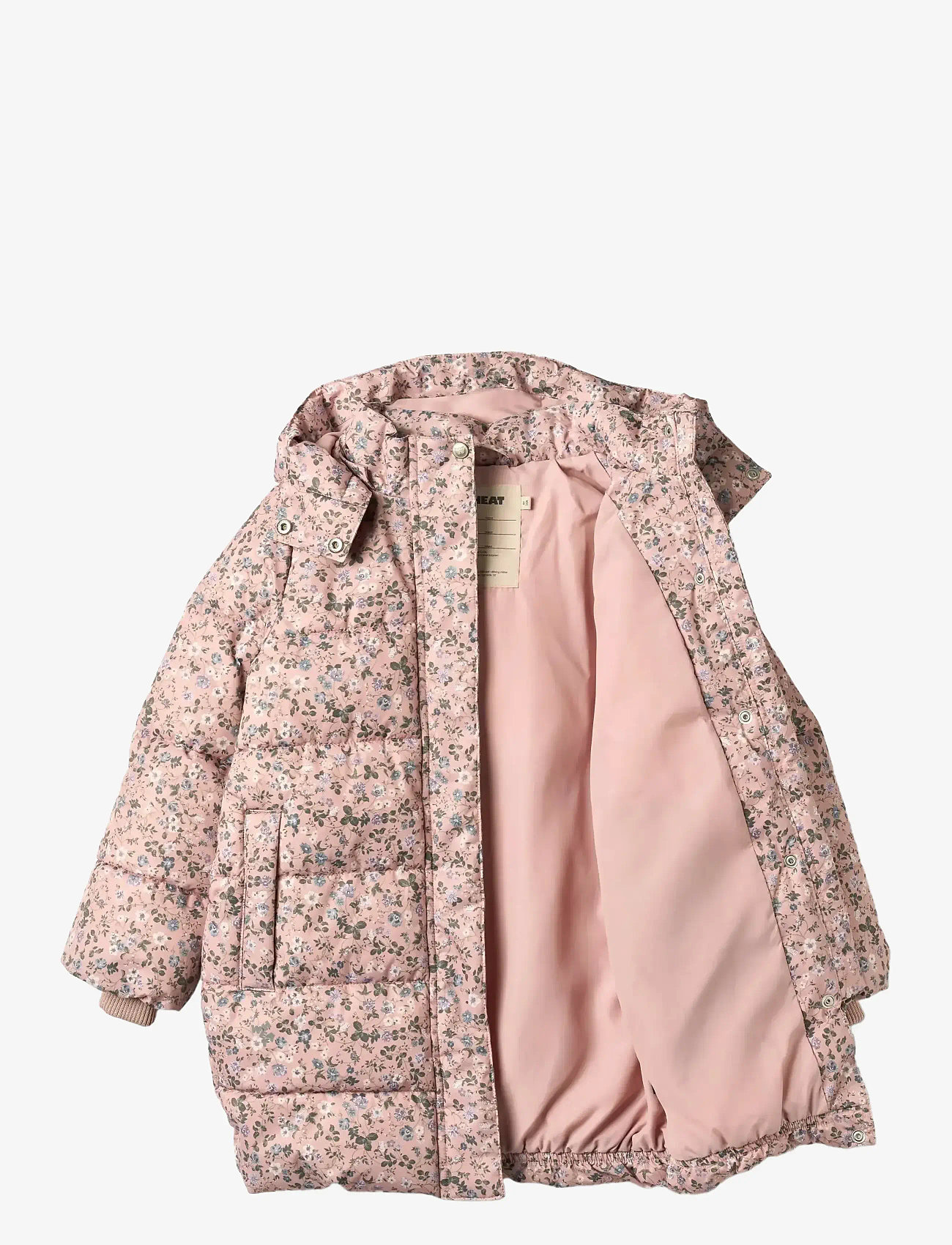 Wheat - Puffer Coat Yrsa - puhvis ja polsterdatud - rose powder flowers - 2