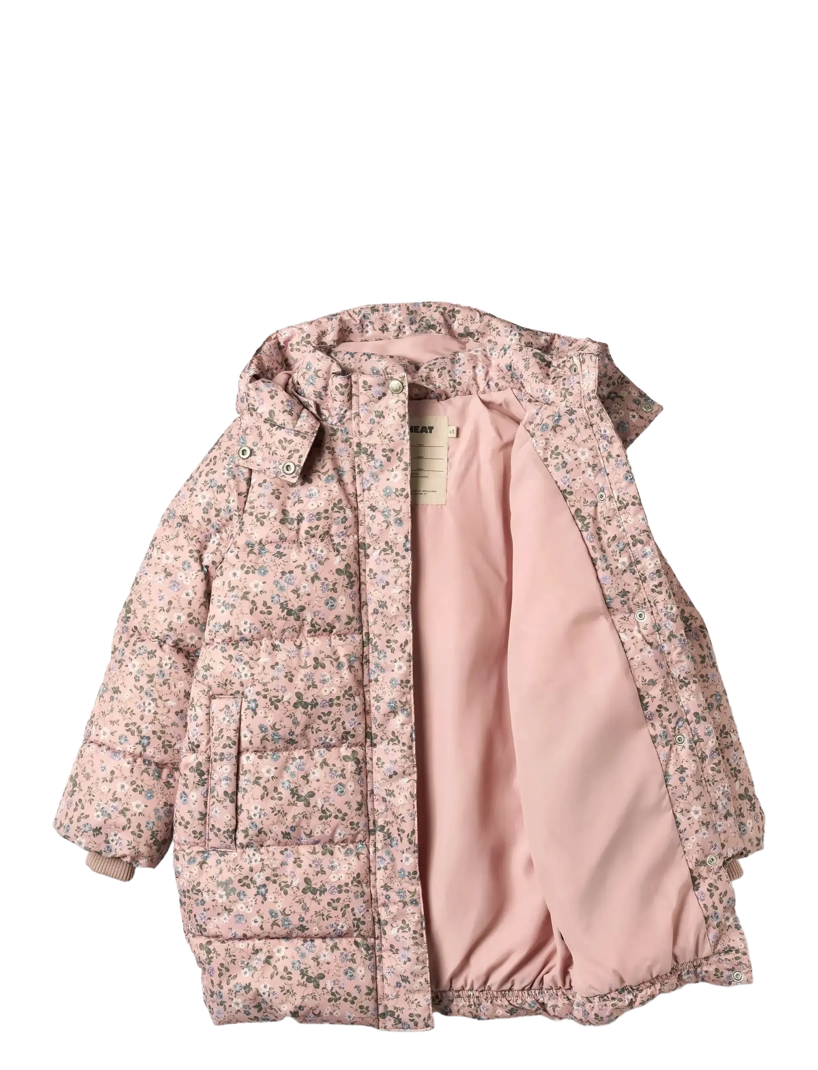 Wheat - Puffer Coat Yrsa - daunen- und steppjacken - rose powder flowers - 2