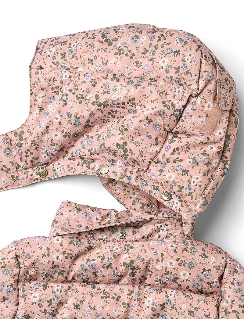 Wheat - Puffer Coat Yrsa - vinterjakker - rose powder flowers - 3