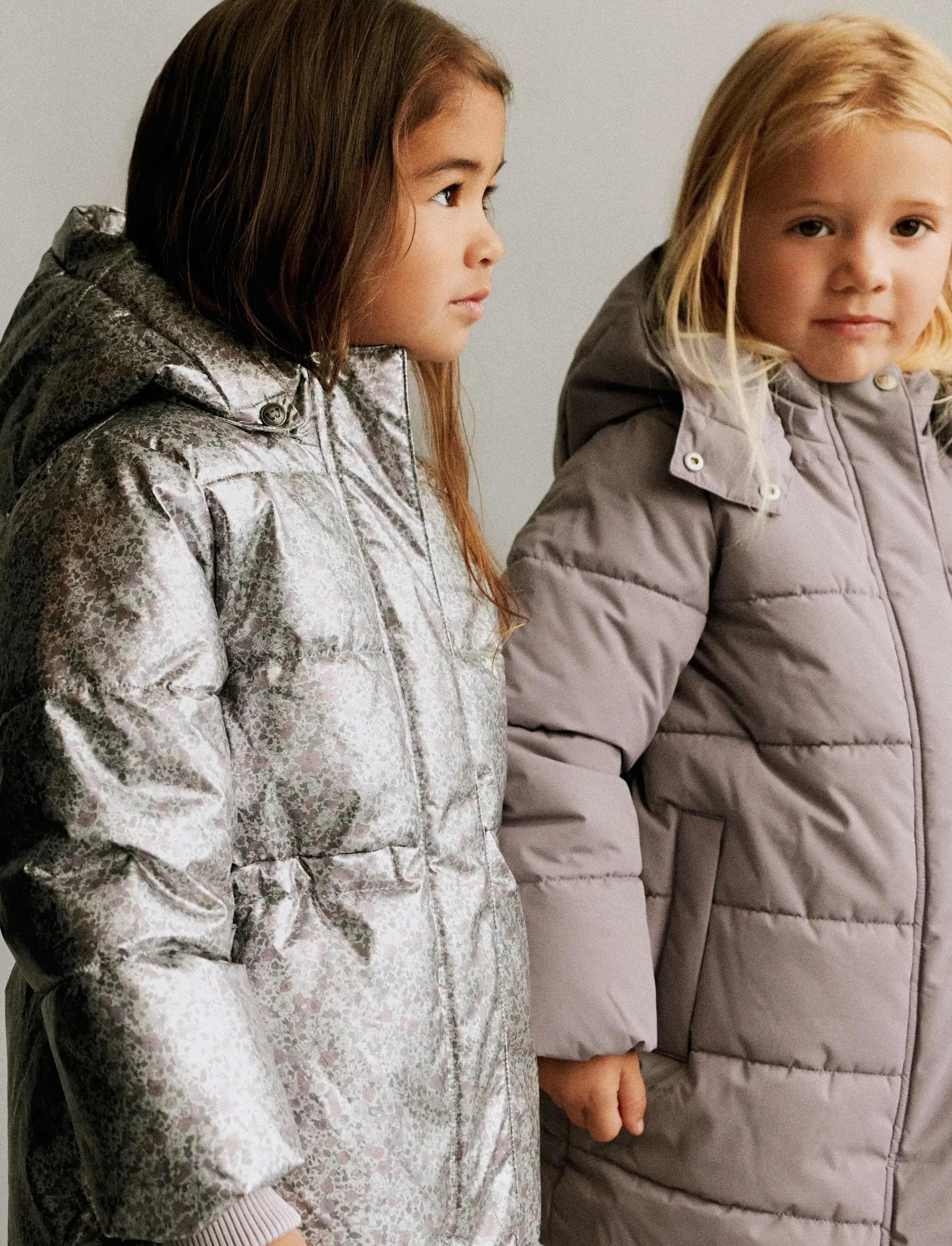 Wheat Puffer Coat Yrsa, 98, Jackets & Coats, Lila - Padded, Kinder