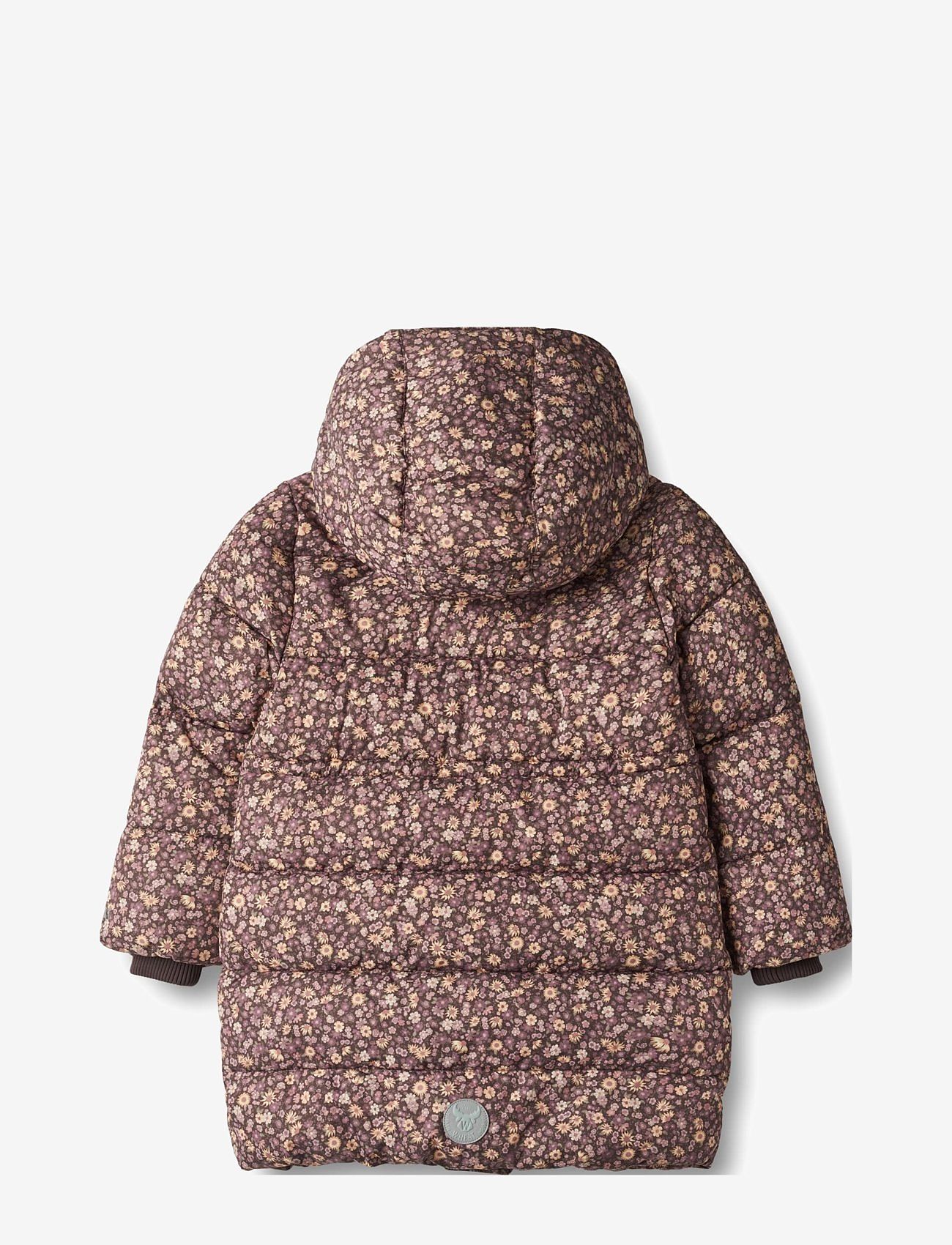 Wheat - Puffer Coat Yrsa - eggplant flowers - 1