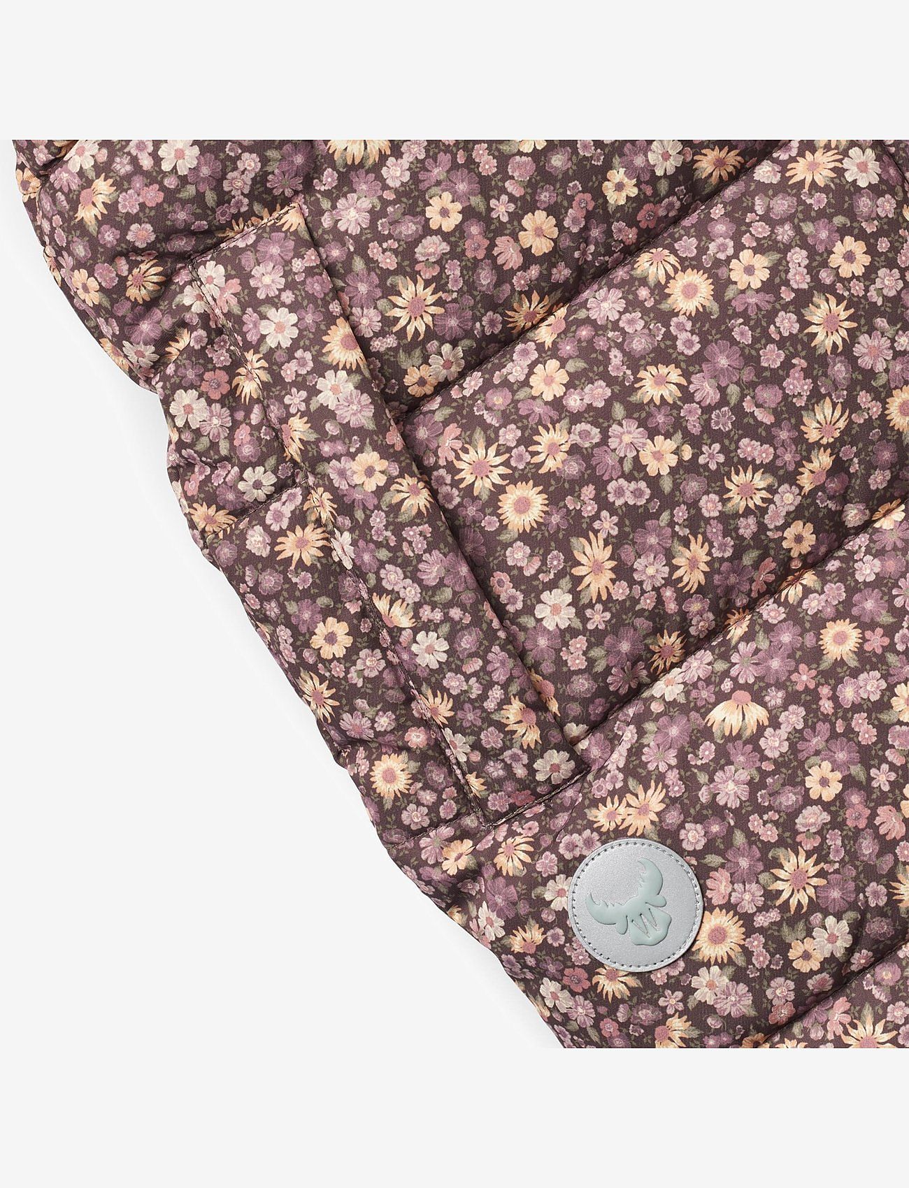 Wheat - Puffer Coat Yrsa - eggplant flowers - 4