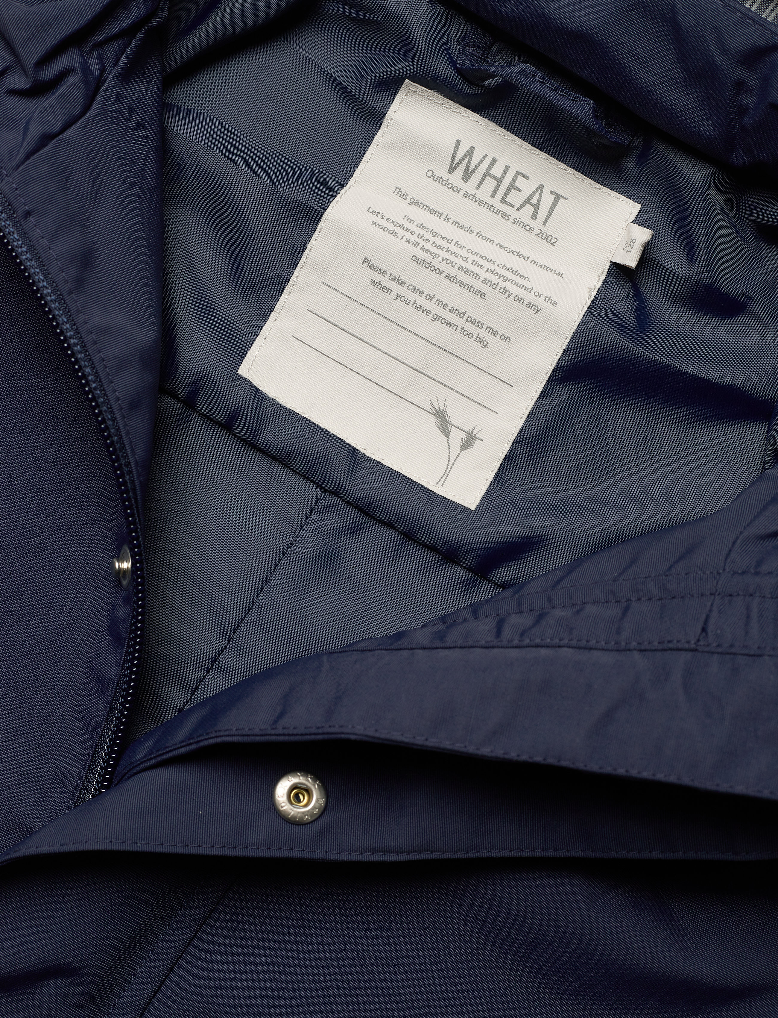 Wheat - Coat Addo Tech - deep sea - 2