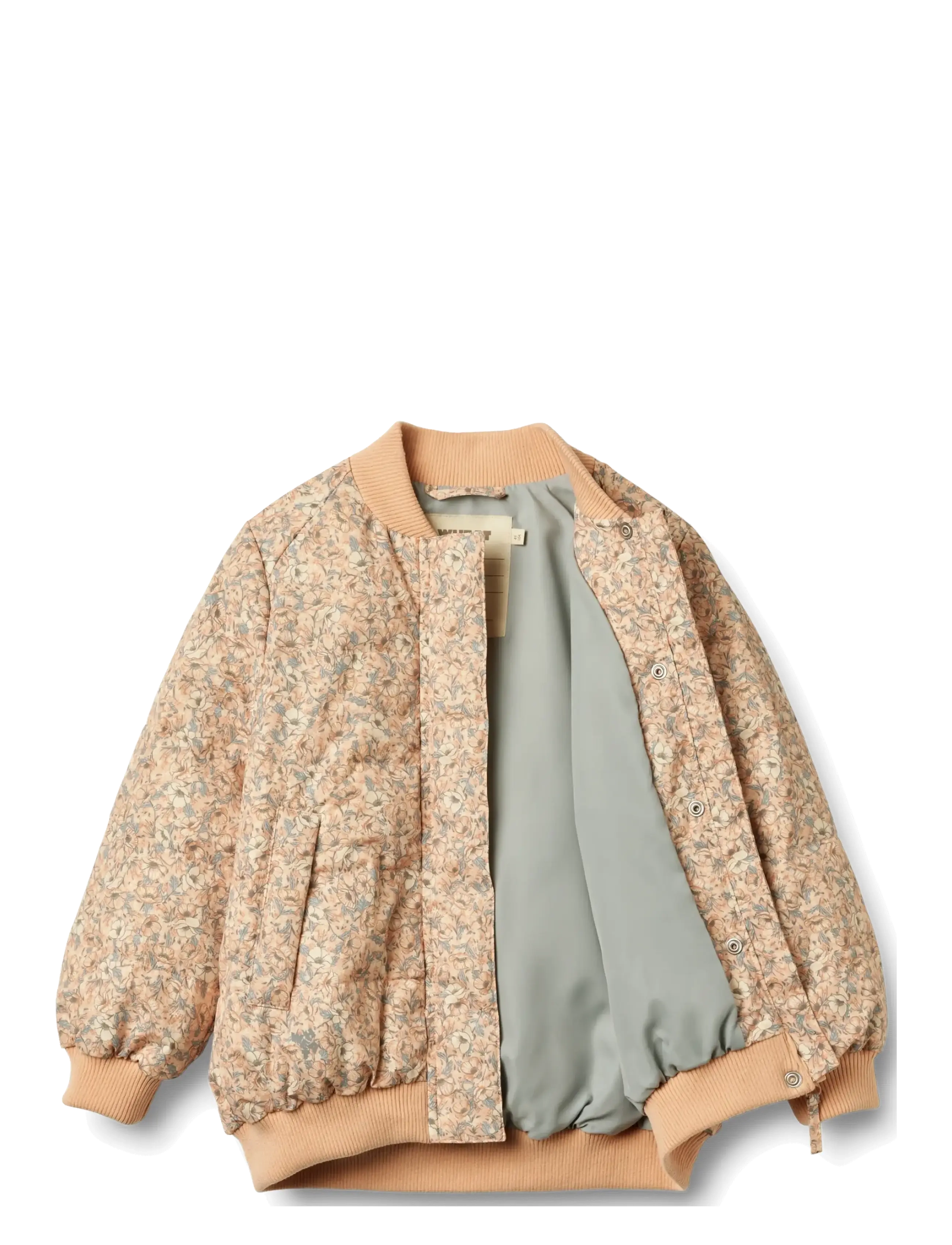 Wheat - Puffer Jacket Lotte - jakker - pink sand flowers - 2