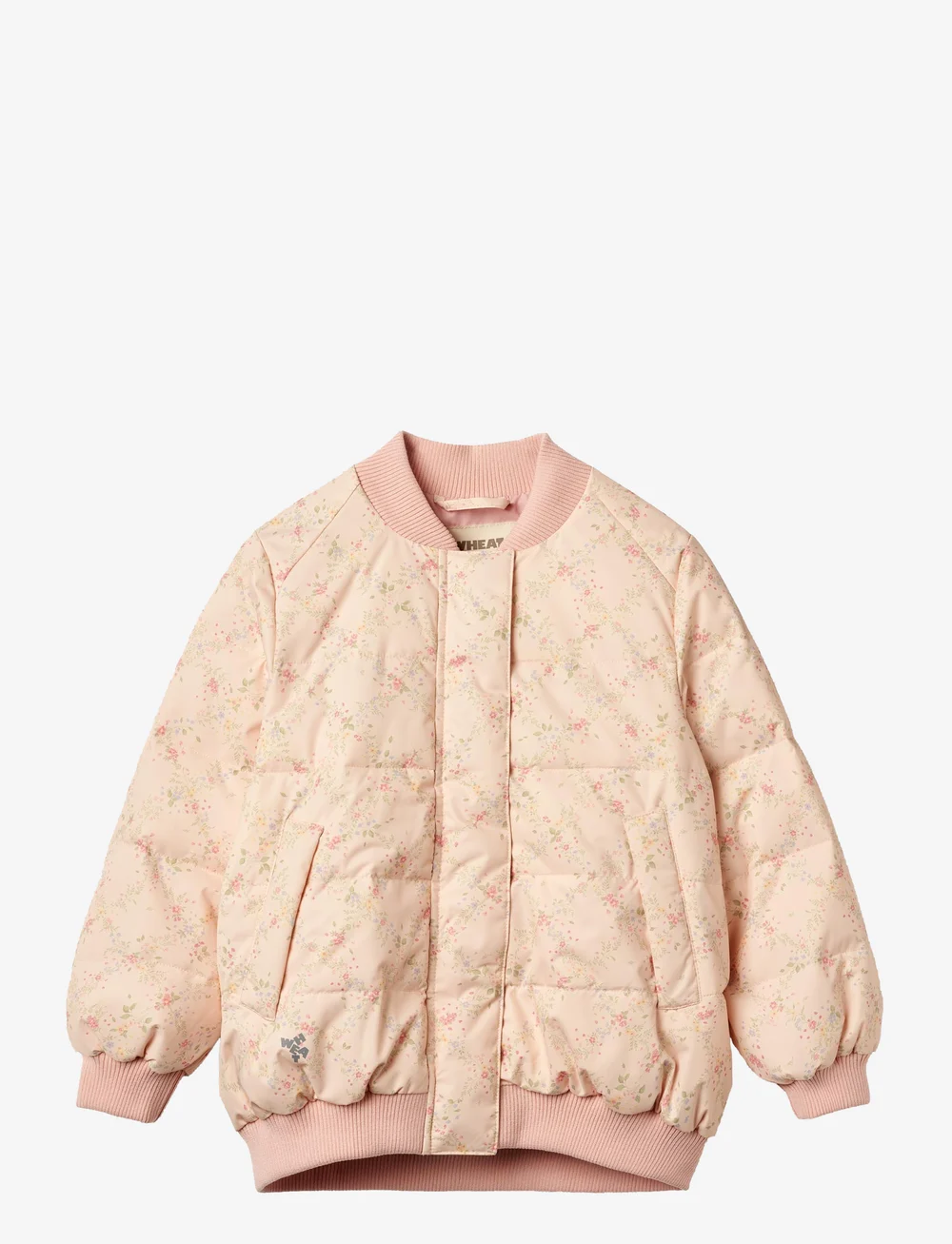Wheat - Puffer Jacket Lotte - winterjacke - rose checked flowers - 0