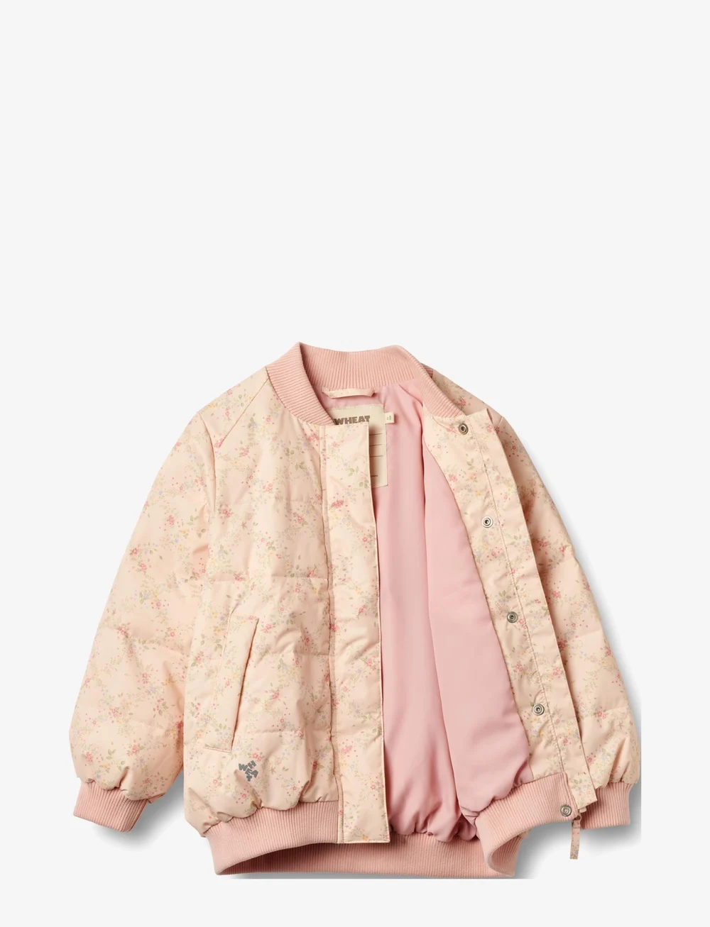 Wheat - Puffer Jacket Lotte - winterjacke - rose checked flowers - 2