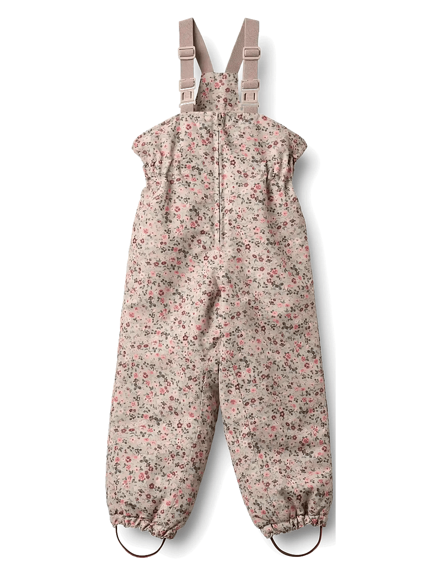 Wheat - Ski Pants Sal - winter trousers - grey moon flowers - 0