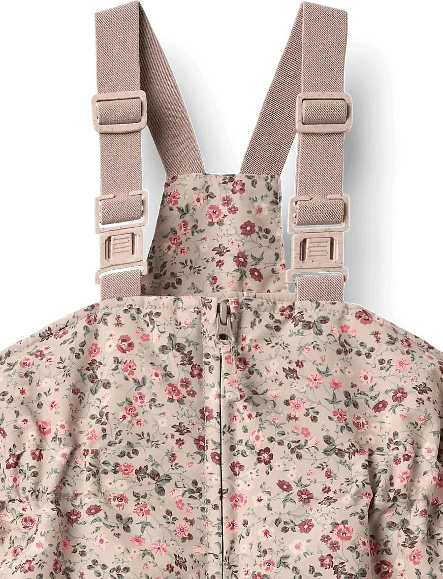 Wheat - Ski Pants Sal - winter trousers - grey moon flowers - 2