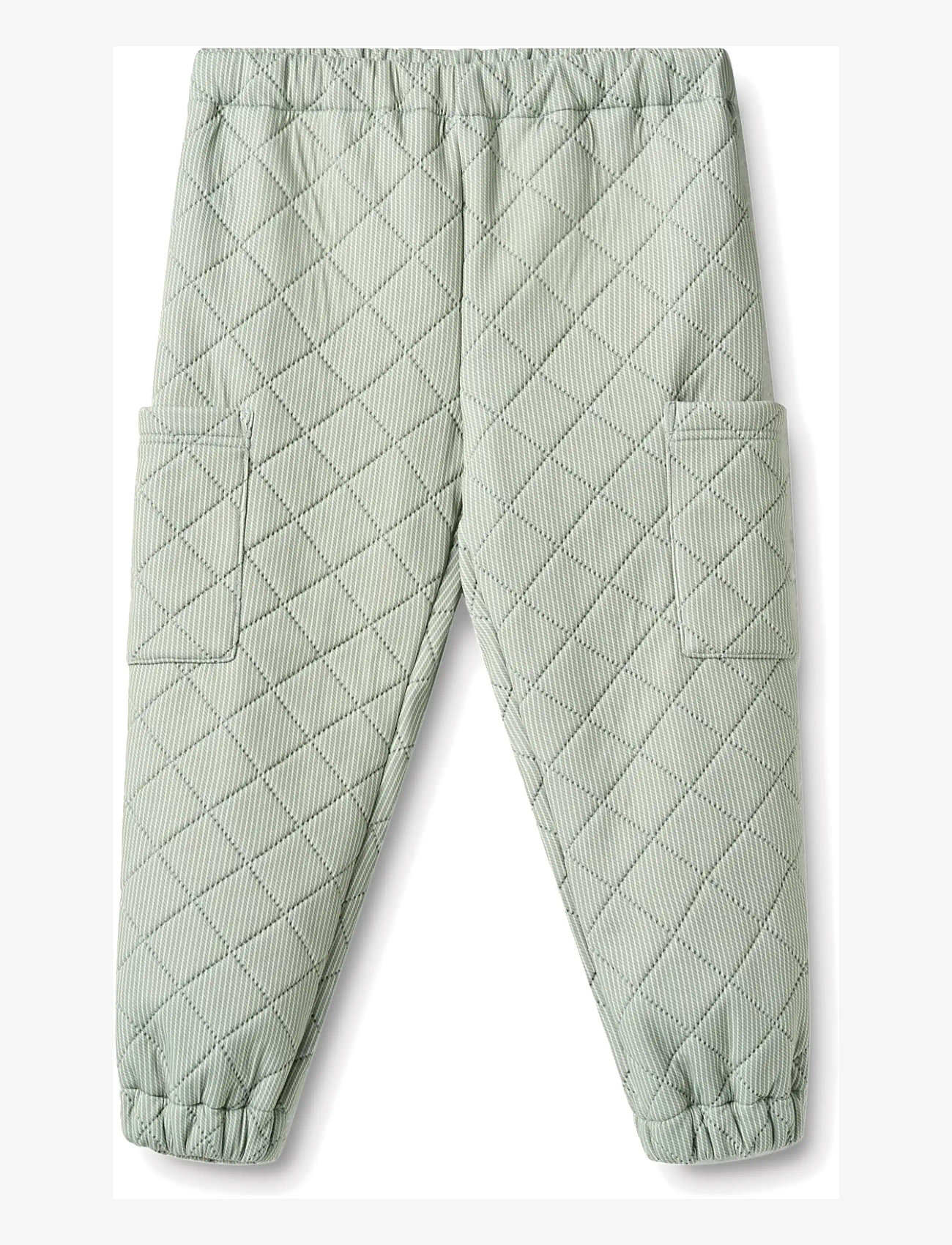 Wheat - Thermo Cargo Pants Nane - thermo-hose - green stripe - 0