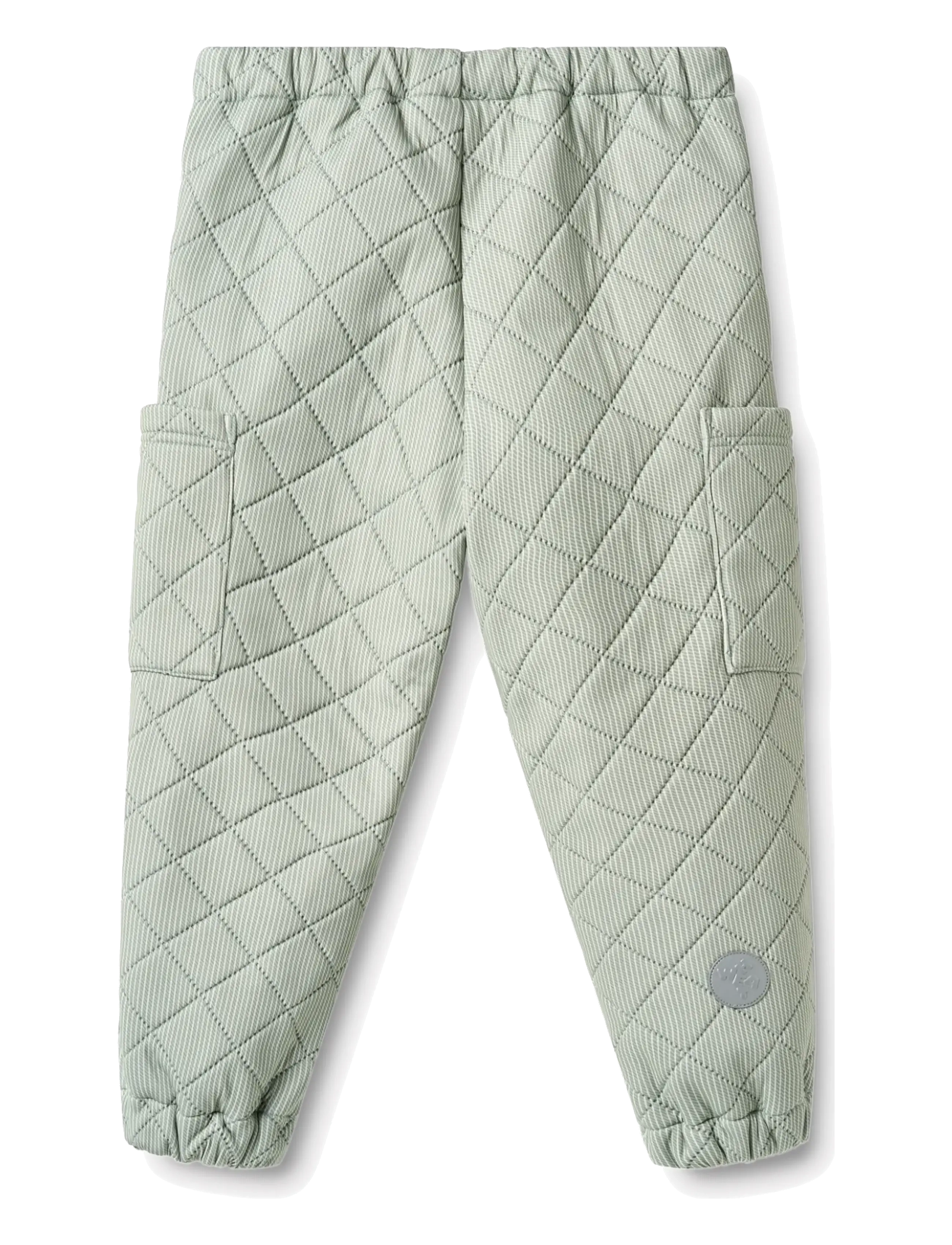 Wheat - Thermo Cargo Pants Nane - termobyxor - green stripe - 1
