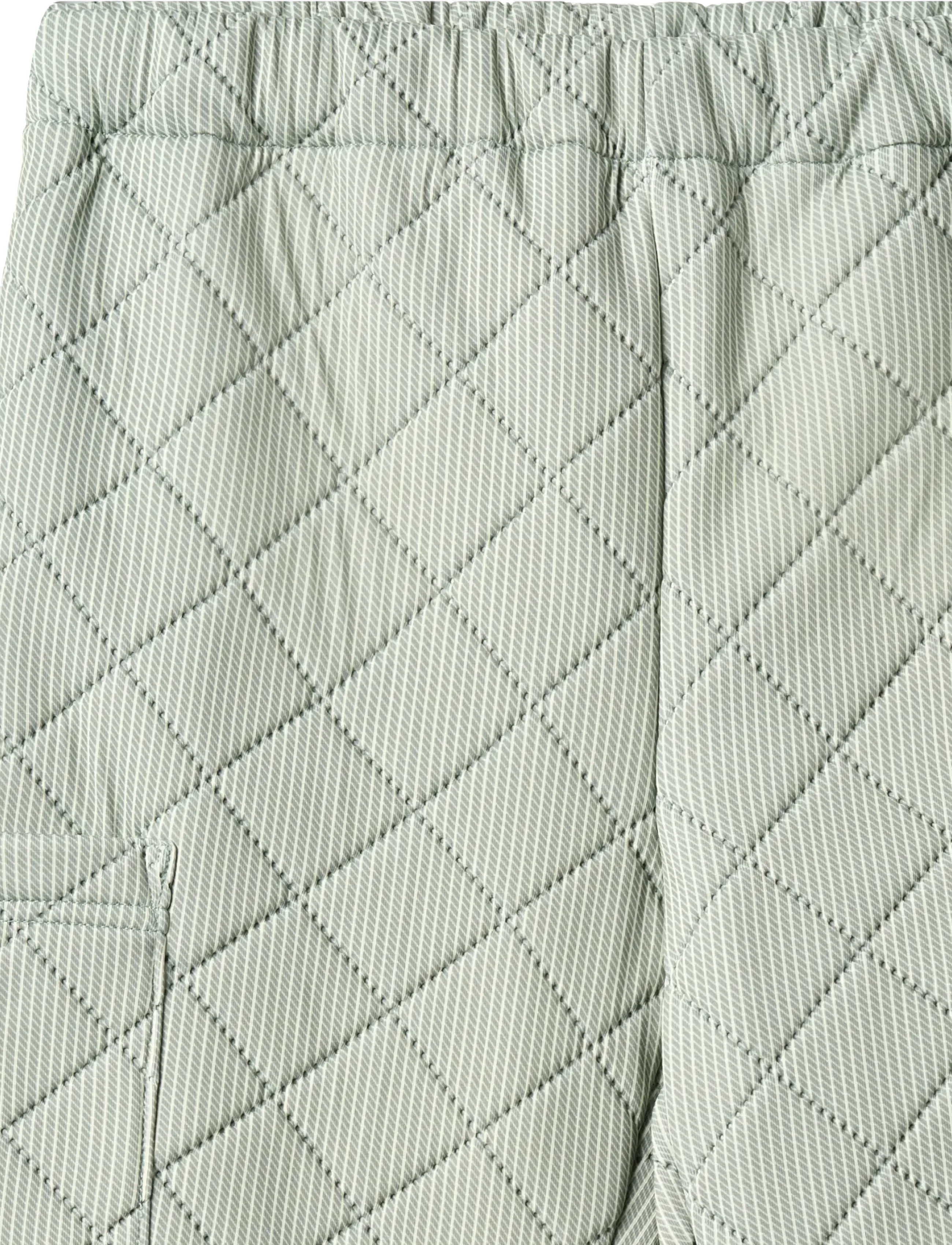 Wheat - Thermo Cargo Pants Nane - termobyxor - green stripe - 2