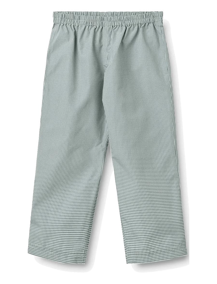 Wheat - Lightweight Shell Trousers Vand - beebipüksid - blue check - 0