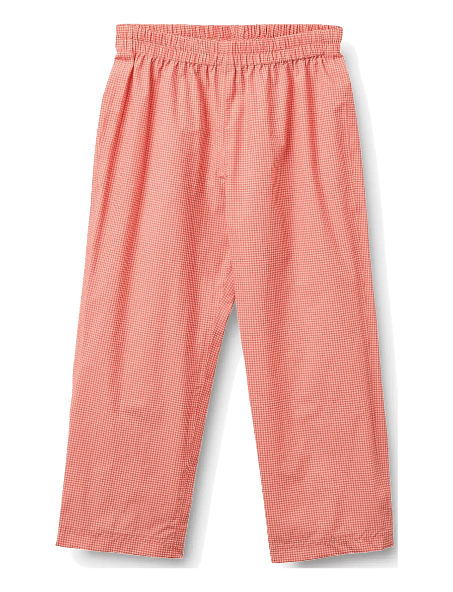 Wheat - Lightweight Shell Trousers Vand - beebipüksid - red check - 0