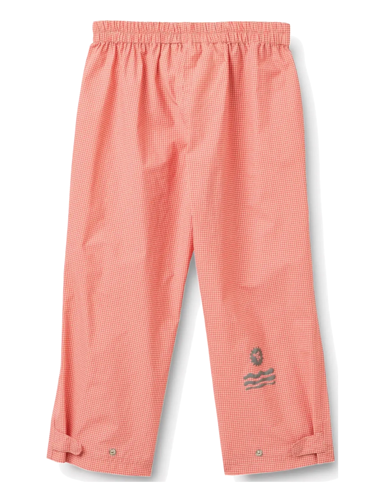 Wheat - Lightweight Shell Trousers Vand - baby trousers - red check - 1