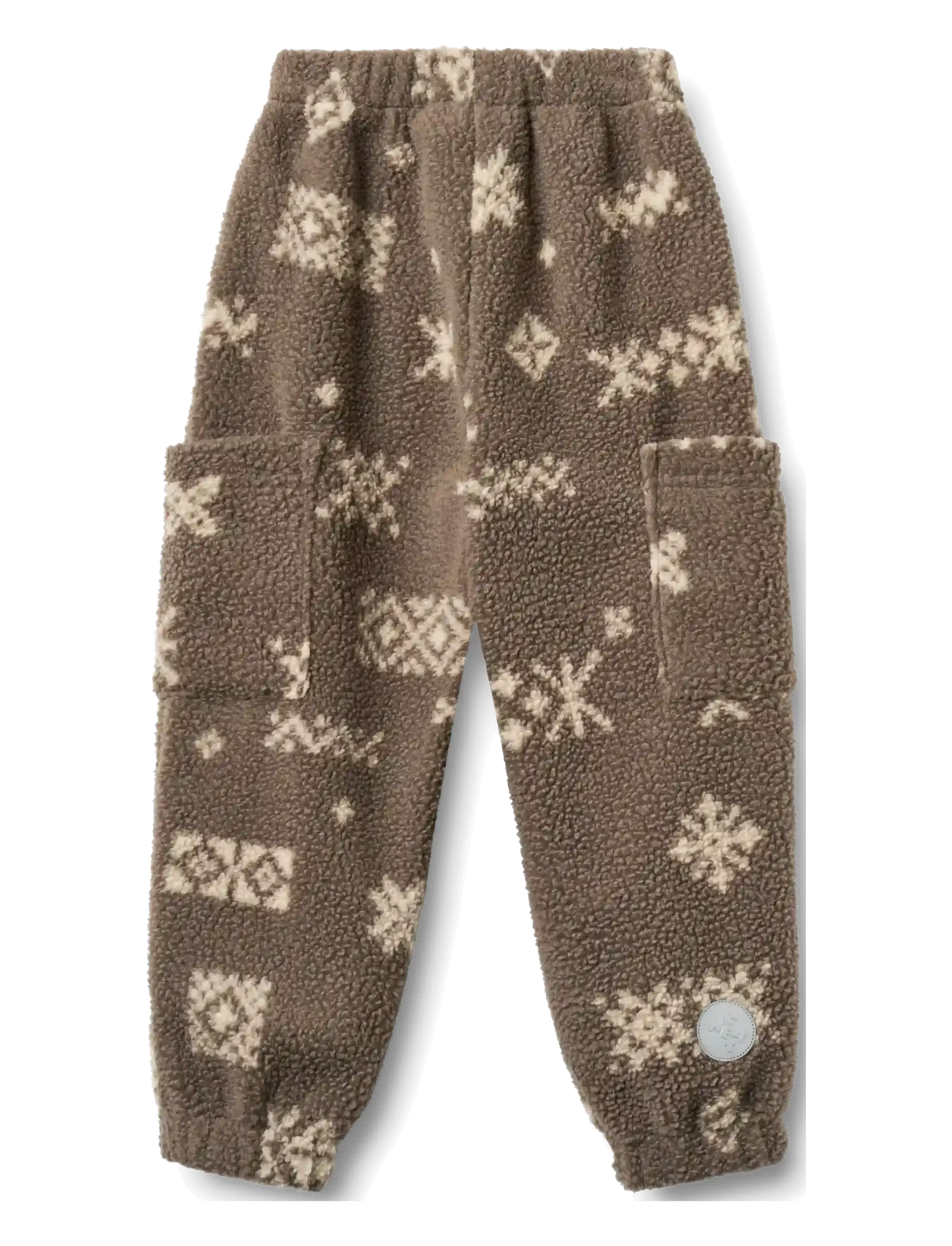 Wheat - Fleece Pants Suun - fleece trousers - dry wood jacquard - 1