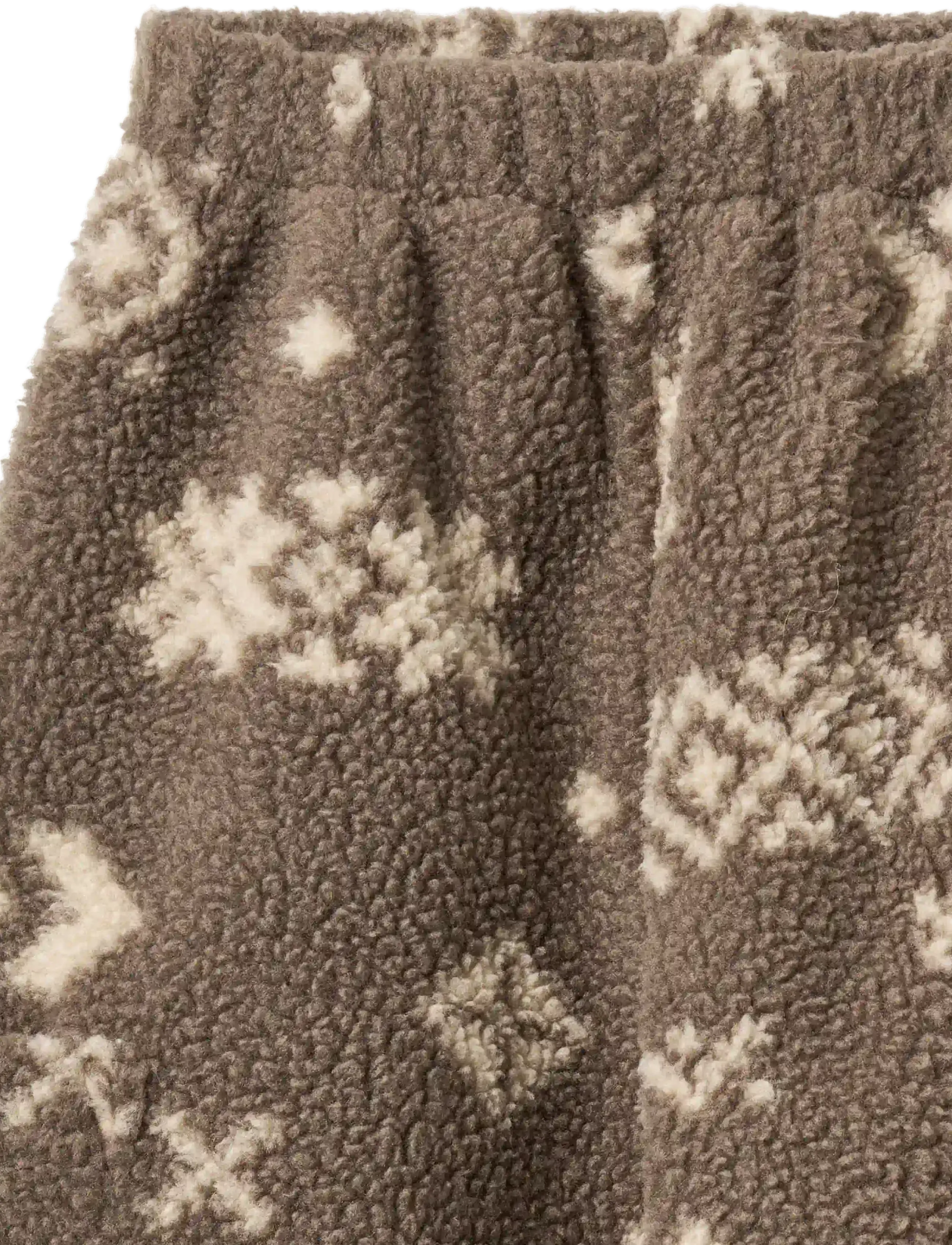 Wheat - Fleece Pants Suun - fleece trousers - dry wood jacquard - 2