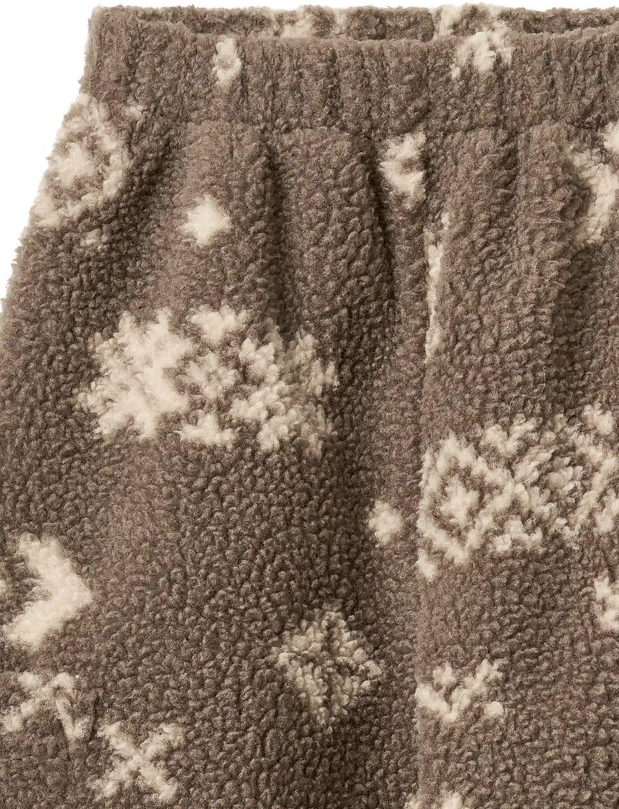 Wheat - Fleece Pants Suun - dry wood jacquard - 2