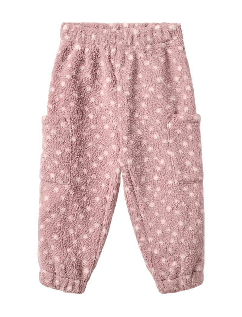 Wheat - Fleece Trousers Suun - fleecehosen - rosewood dots - 0
