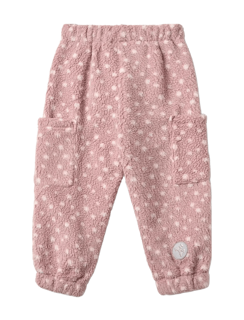 Wheat - Fleece Trousers Suun - fleecehosen - rosewood dots - 1