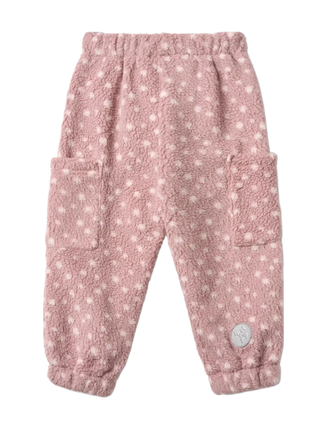 Wheat - Fleece Pants Suun - rosewood dots - 1