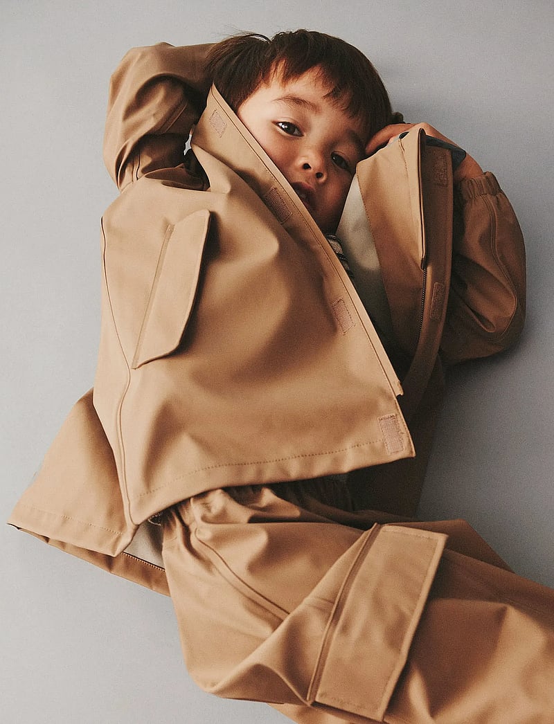 Wheat - Rainwear Groa Trousers - regnbuxur - hazel - 3