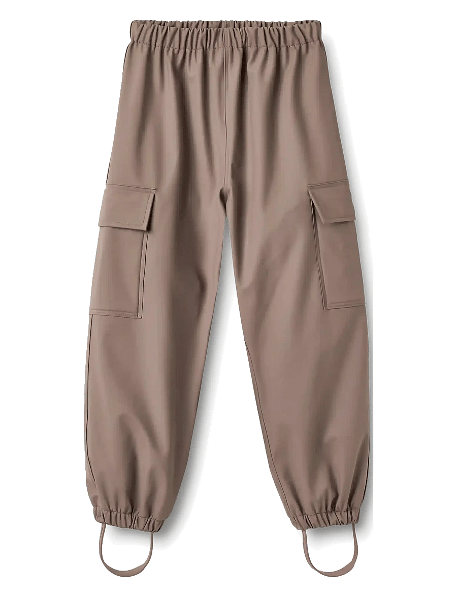 Wheat - Rainwear Groa Trousers - regnbukser - plum truffle - 0