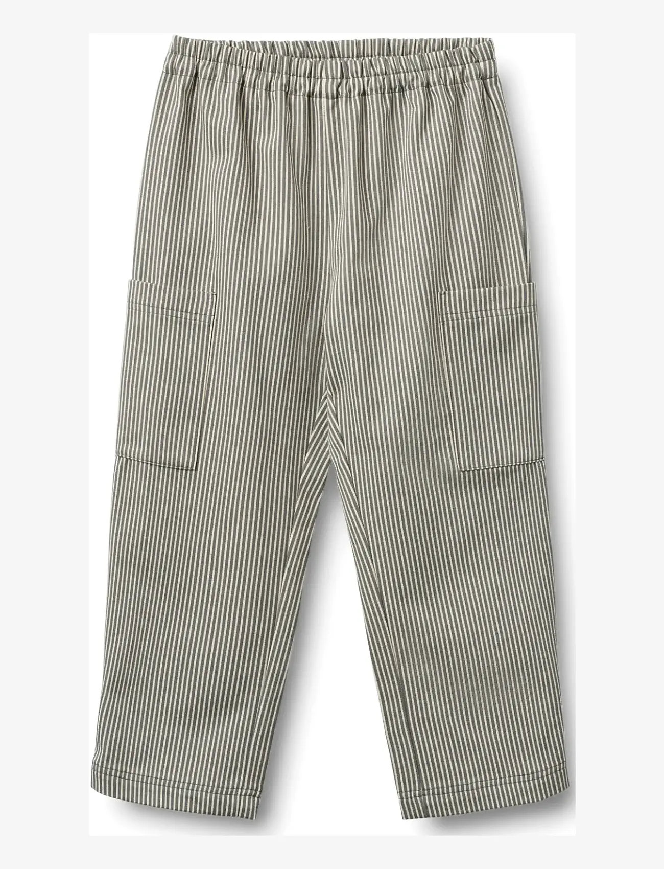 Wheat - Cotton Trackpants Kalloa - cargobukser - flint stripe - 0