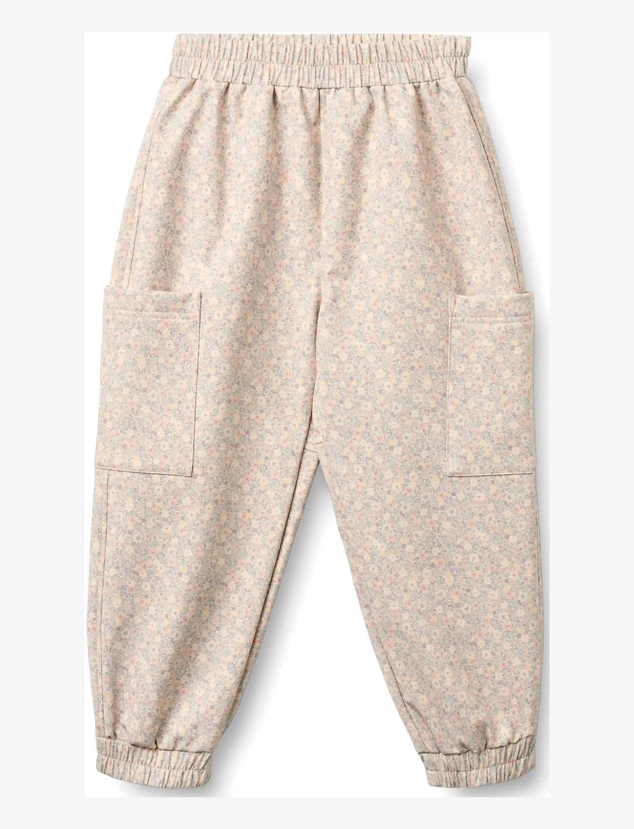Wheat - Softshell Trackpants Minno - sofshell-hosen - rose shadow flowers - 0