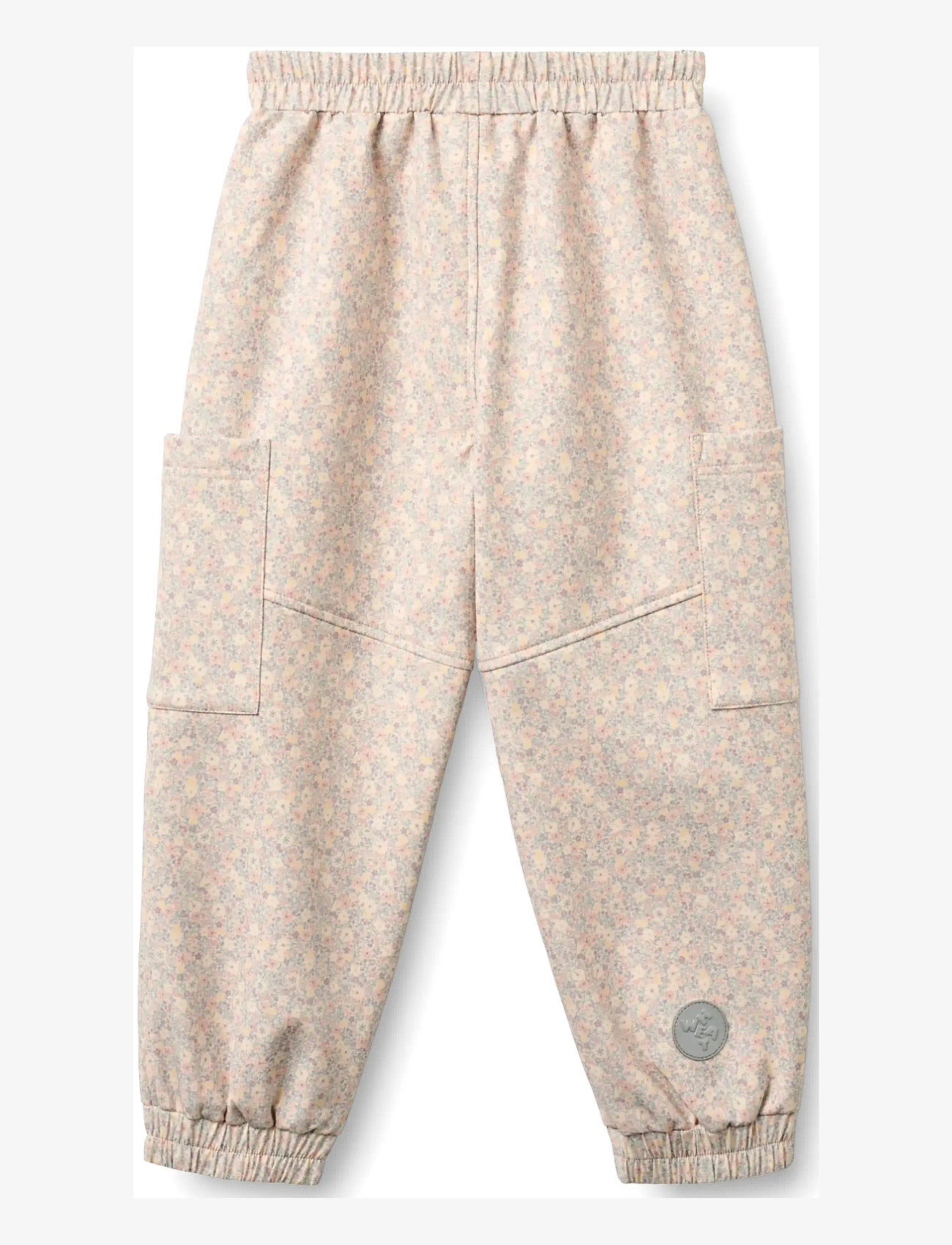 Wheat - Softshell Trackpants Minno - sofshell-hosen - rose shadow flowers - 1