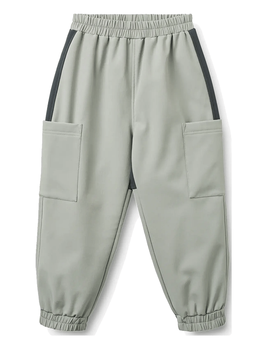 Wheat - Softshell Trackpants Minno - softshell bukser - light flint - 0