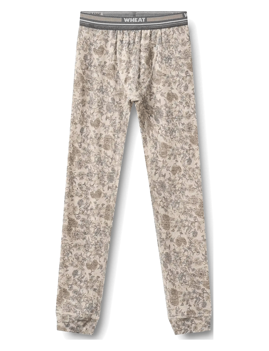 Wheat - Baselayer Pants Warmleg - aluskihina kantavad püksid - grey winter flowers - 0