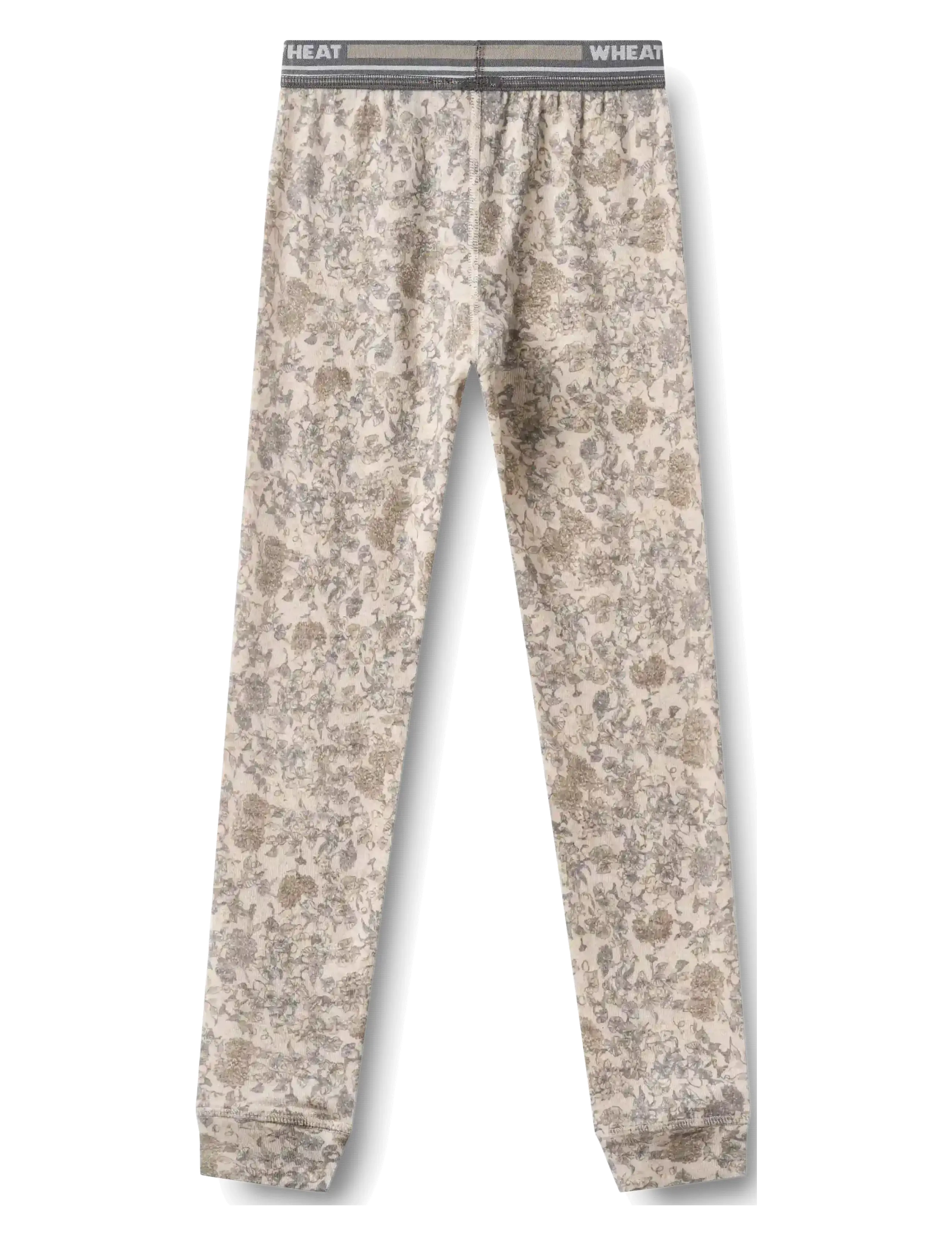 Wheat - Baselayer Pants Warmleg - aluskihina kantavad püksid - grey winter flowers - 1
