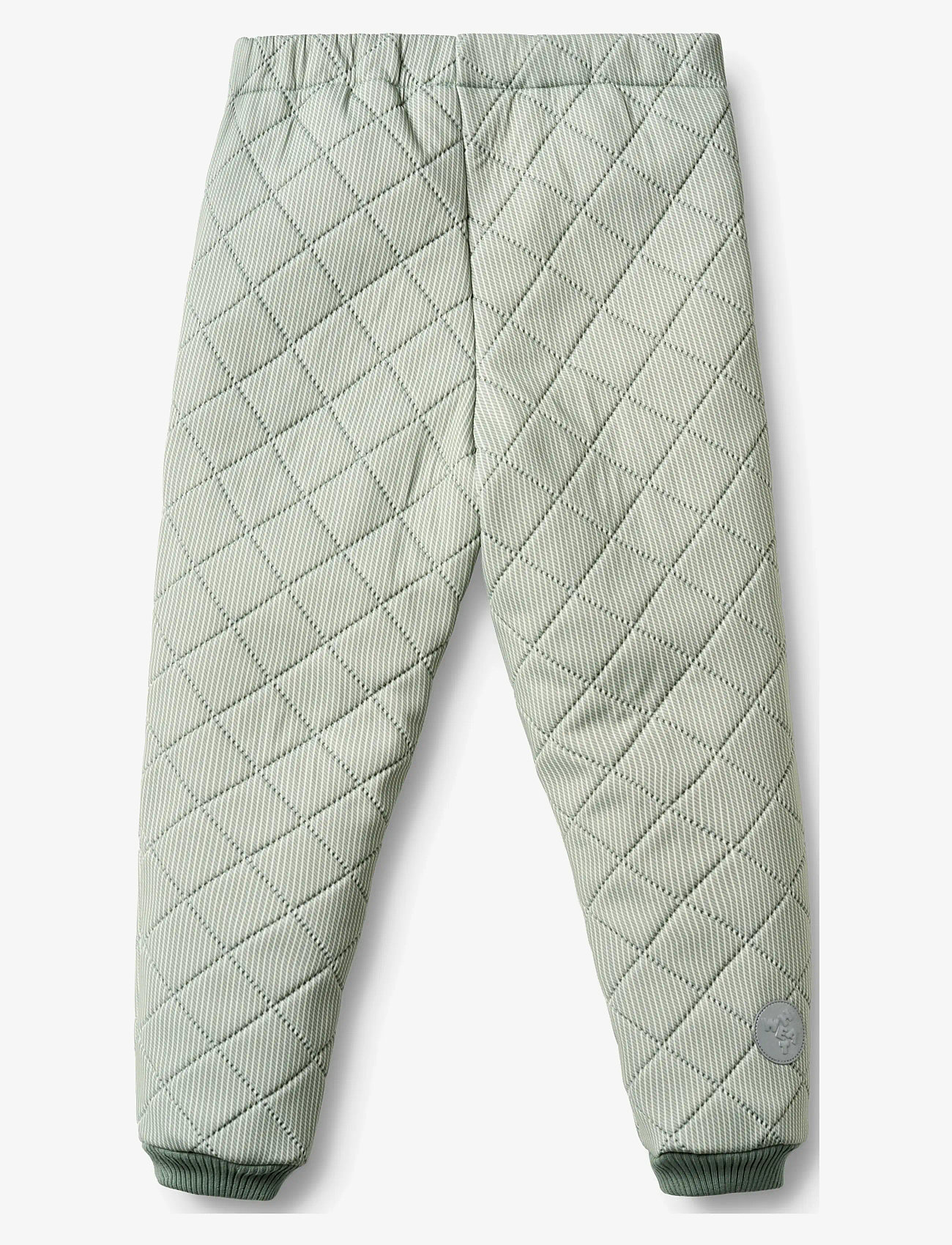 Wheat - Thermo Pants Alex - kevyttoppahousut - green stripe - 1