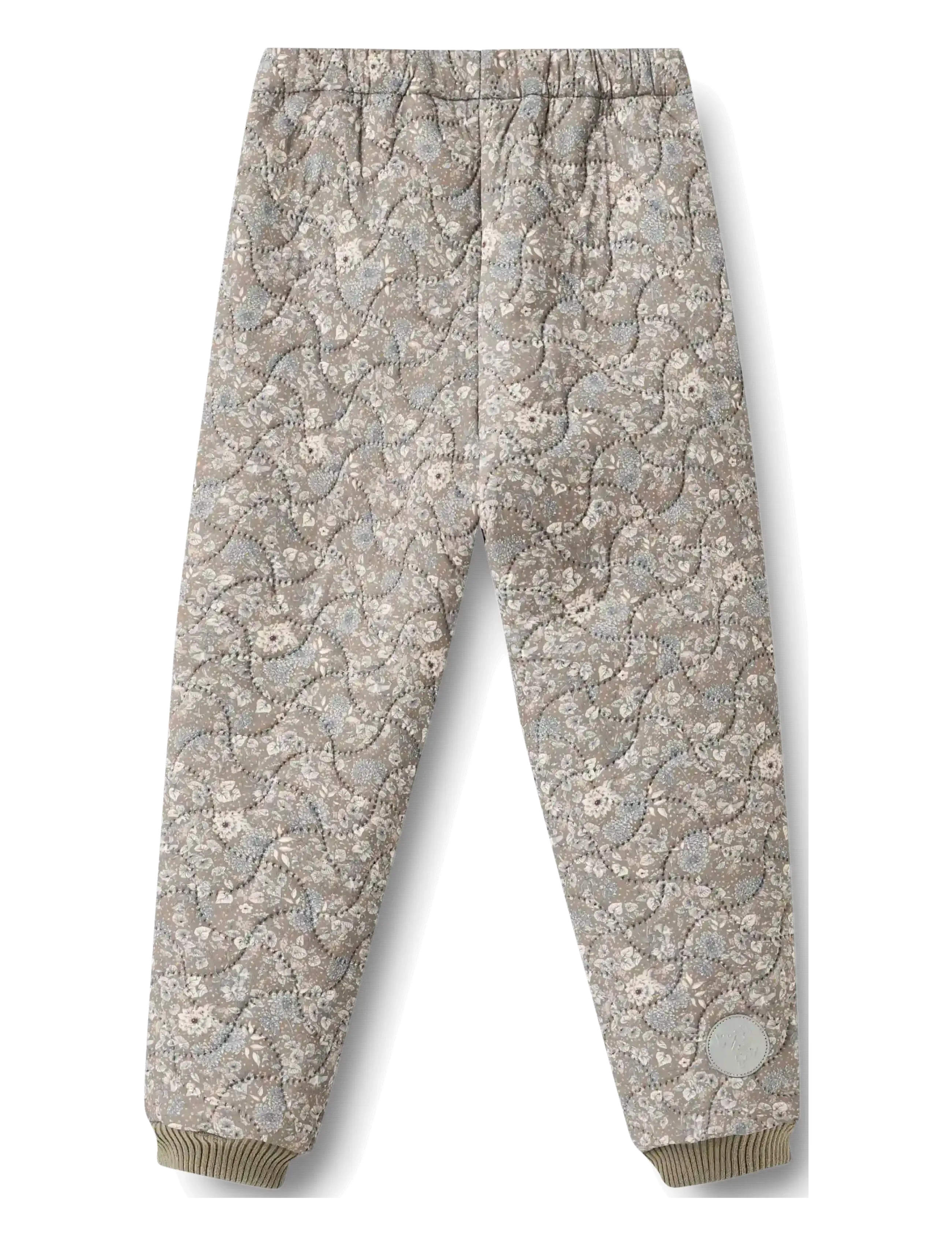 Wheat - Thermo Pants Alex - thermo-hose - grey stone flowers - 1