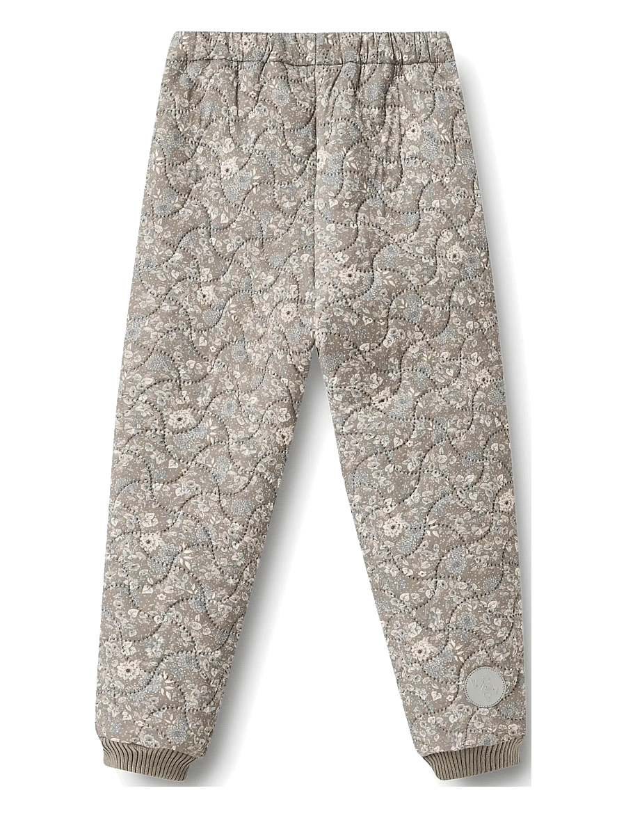 Wheat - Thermo Pants Alex - thermo-hose - grey stone flowers - 1