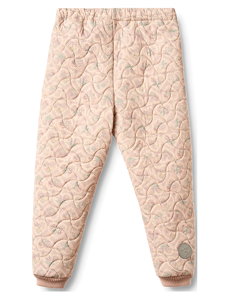 Wheat - Thermo Pants Alex - termobukser - heart flowers - 0