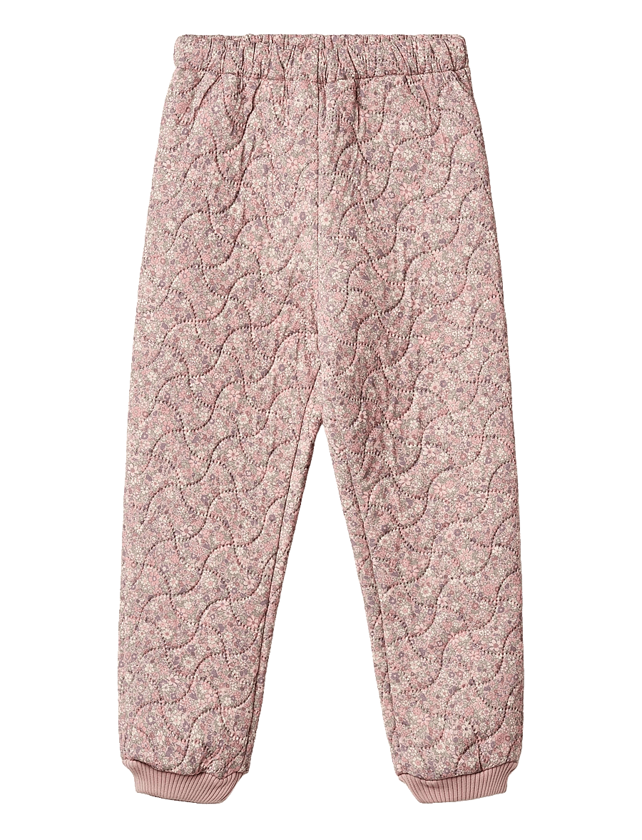 Wheat - Thermo Pants Alex - termobukser - powder flower meadow - 0