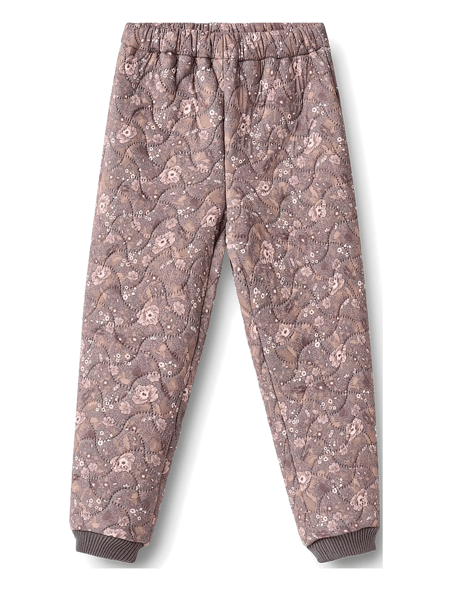 Wheat - Thermo Pants Alex - thermo-hose - purple stone flowers - 0
