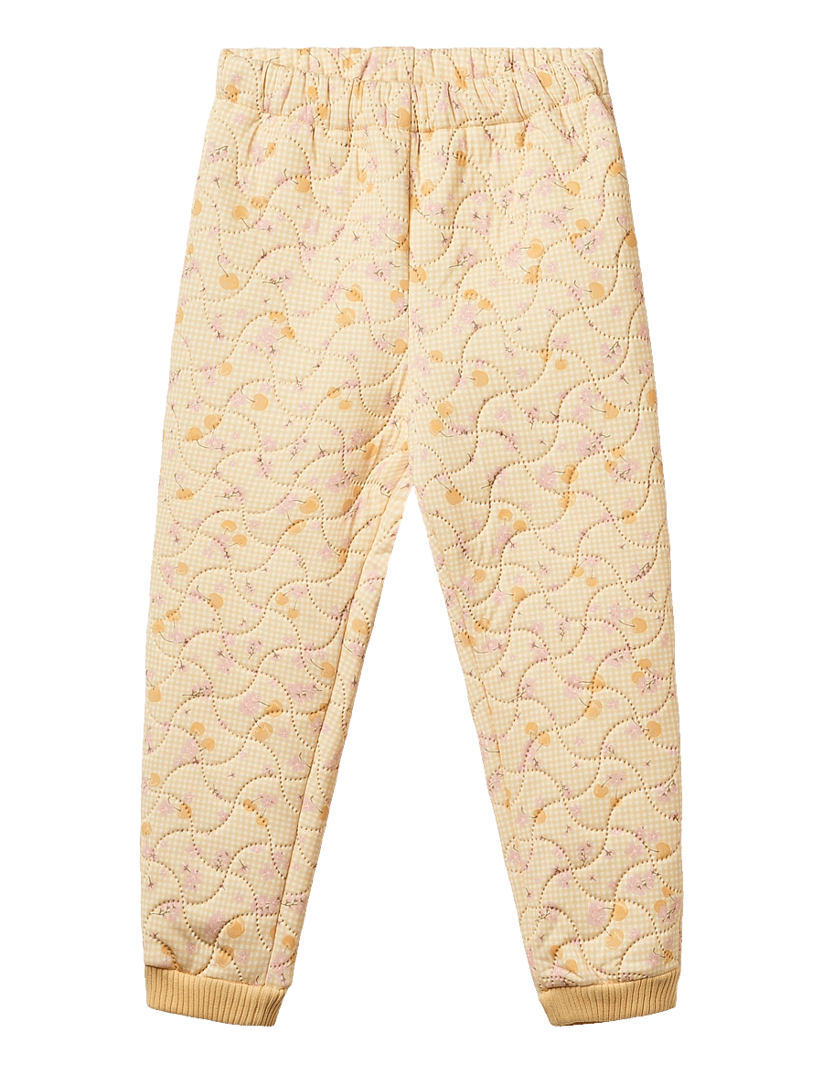 Wheat - Thermo Pants Alex - thermo trousers - yellow cherries - 0