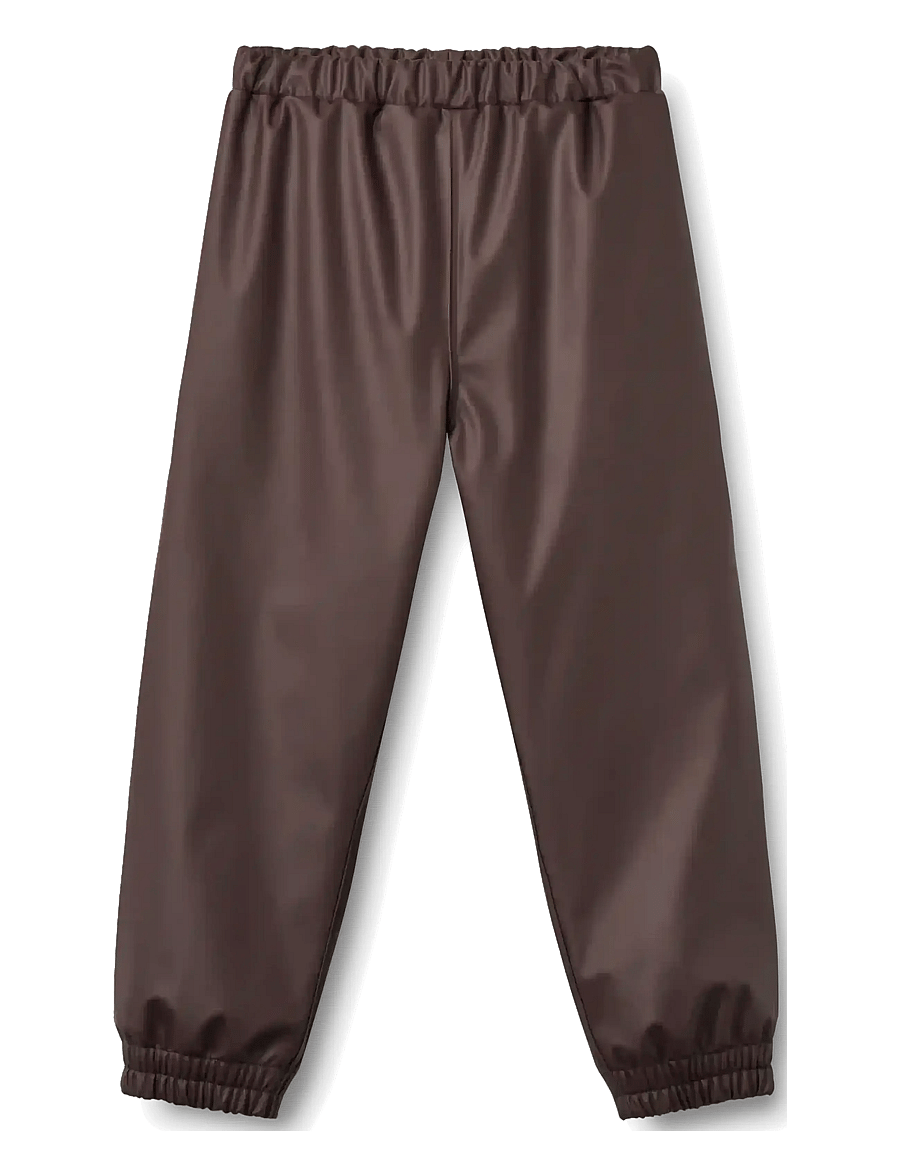 Wheat - Thermo Rain Pants Um - vihmapüksid - chocolate plum - 0