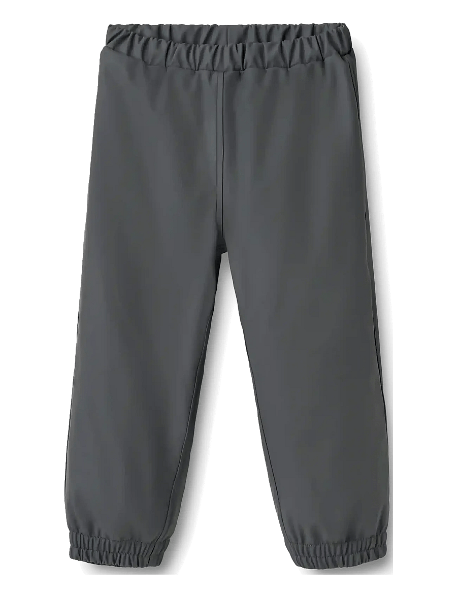 Wheat - Thermo Rain Pants Um - regnbyxor - greyblue - 0