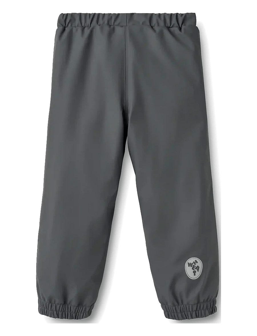 Wheat - Thermo Rain Pants Um - regnbyxor - greyblue - 1