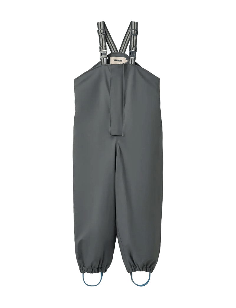 Wheat - Thermo Rain Overalls Lian - regnbukser - greyblue - 0