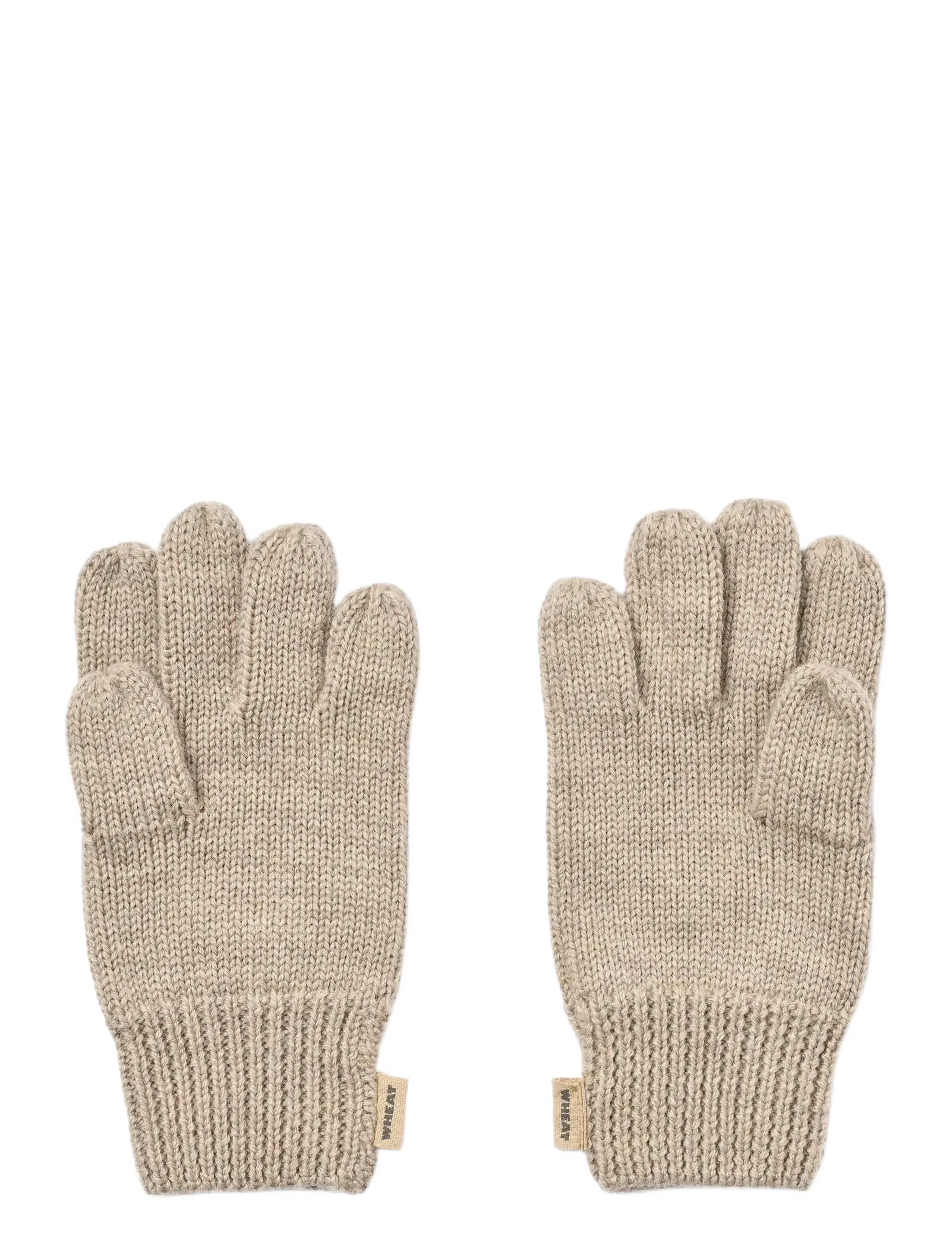Wheat - Finger Gloves Bobbe - warm sand melange - 1