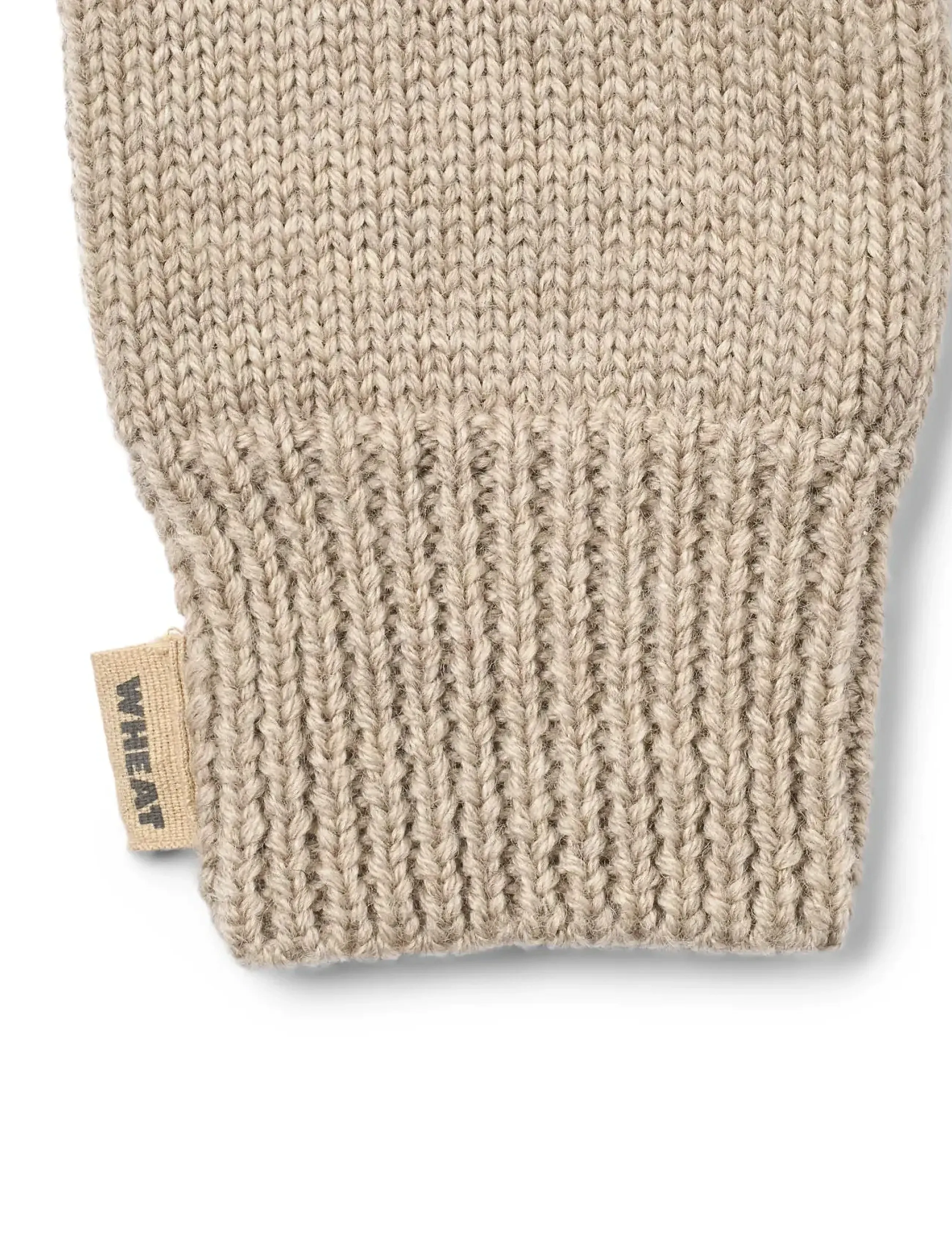 Wheat - Finger Gloves Bobbe - warm sand melange - 2